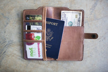 Load image into Gallery viewer, The Passport Wallet - Leather Travel Organizer
