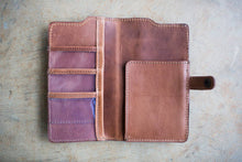 Load image into Gallery viewer, The Passport Wallet - Leather Travel Organizer