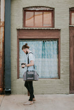 Load image into Gallery viewer, The Jude - Canvas + Full Grain Leather Duffel 2.0