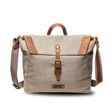 Load image into Gallery viewer, The Pioneer - Canvas + Leather Messenger