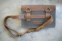 Load image into Gallery viewer, The Wearable Wallet - Canvas + Leather Crossbody and Belt Bag