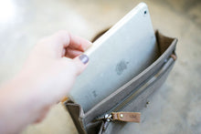 Load image into Gallery viewer, The Wearable Wallet - Canvas + Leather Crossbody and Belt Bag