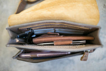 Load image into Gallery viewer, The Wearable Wallet - Canvas + Leather Crossbody and Belt Bag