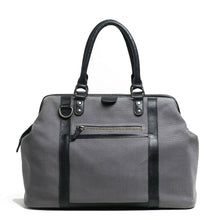 Load image into Gallery viewer, The Jude - Canvas + Full Grain Leather Duffel 2.0