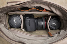Load image into Gallery viewer, The Kate 2.0 - Canvas + Full Grain Leather Messenger