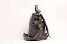 Load image into Gallery viewer, The Kate 2.0 - Canvas + Full Grain Leather Messenger