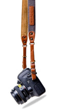 Load image into Gallery viewer, Canvas + Leather Messenger Camera Strap