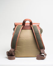 Load image into Gallery viewer, The Pilot 2.0 - Canvas + Full Grain Leather Backpack