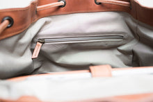 Load image into Gallery viewer, The Pilot 2.0 - Canvas + Full Grain Leather Backpack