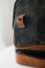 Load image into Gallery viewer, The Pilot 2.0 - Canvas + Full Grain Leather Backpack