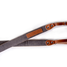 Load image into Gallery viewer, Canvas + Leather Messenger Camera Strap
