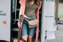Load image into Gallery viewer, The Wearable Wallet - Canvas + Leather Crossbody and Belt Bag