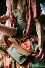 Load image into Gallery viewer, The Wearable Wallet - Canvas + Leather Crossbody and Belt Bag