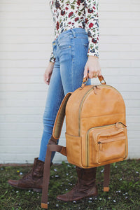 The Tourist - Full Grain Leather Backpack