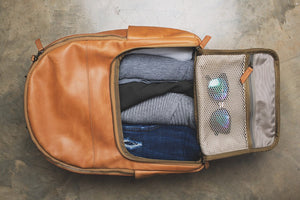 The Tourist - Full Grain Leather Backpack