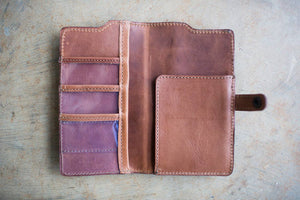 The Passport Wallet - Leather Travel Organizer