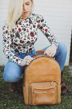 Load image into Gallery viewer, The Tourist - Full Grain Leather Backpack
