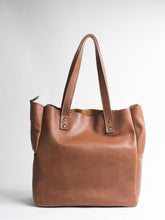 Load image into Gallery viewer, The Daniela - Full Grain Leather Simple Tote
