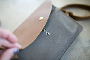 The Wearable Wallet - Canvas + Leather Crossbody and Belt Bag