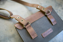 Load image into Gallery viewer, The Wearable Wallet - Canvas + Leather Crossbody and Belt Bag
