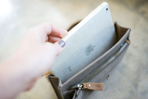 The Wearable Wallet - Canvas + Leather Crossbody and Belt Bag