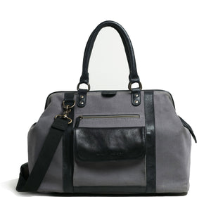 The Jude - Canvas + Full Grain Leather Duffel 2.0