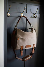 Load image into Gallery viewer, The Kate 2.0 - Canvas + Full Grain Leather Messenger
