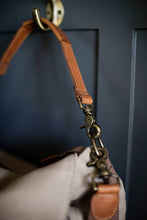 Load image into Gallery viewer, The Kate 2.0 - Canvas + Full Grain Leather Messenger

