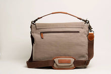 Load image into Gallery viewer, The Kate 2.0 - Canvas + Full Grain Leather Messenger
