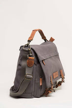 Load image into Gallery viewer, The Kate 2.0 - Canvas + Full Grain Leather Messenger
