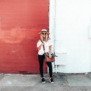 The Collins 2.0 - Canvas + Leather Convertible Tote