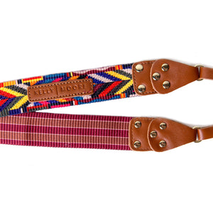 Multi-Colored Messenger Camera Strap