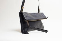 Load image into Gallery viewer, The Clutch Carry-all - Full Grain Leather 3 in 1 bag
