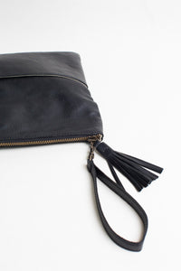 The Clutch Carry-all - Full Grain Leather 3 in 1 bag