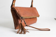 Load image into Gallery viewer, The Clutch Carry-all - Full Grain Leather 3 in 1 bag
