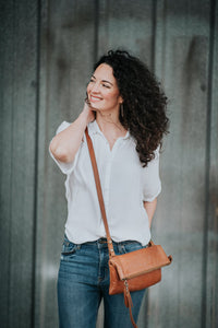 The Clutch Carry-all - Full Grain Leather 3 in 1 bag