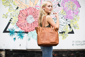 The Daniela - Full Grain Leather Simple Tote