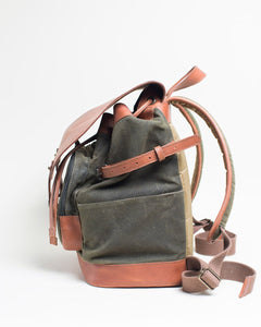 The Pilot 2.0 - Canvas + Full Grain Leather Backpack