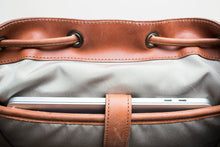 Load image into Gallery viewer, The Pilot 2.0 - Canvas + Full Grain Leather Backpack
