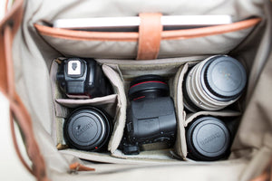 The Pilot 2.0 - Canvas + Full Grain Leather Backpack