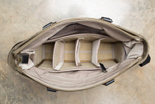 Load image into Gallery viewer, The Anna - Full Grain Leather + Canvas Laptop Tote
