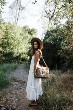 Load image into Gallery viewer, The Pioneer - Canvas + Leather Messenger
