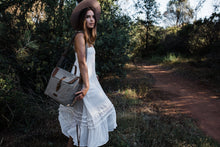 Load image into Gallery viewer, The Pioneer - Canvas + Leather Messenger
