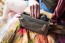 Load image into Gallery viewer, The Wearable Wallet - Canvas + Leather Crossbody and Belt Bag
